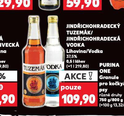 JINDICHOHRADECK VODKA