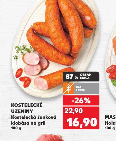 KOSTELECK UNKOV KLOBSA NA GRIL