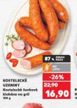 KOSTELECKÁ ŠUNKOVÁ KLOBÁSA NA GRIL