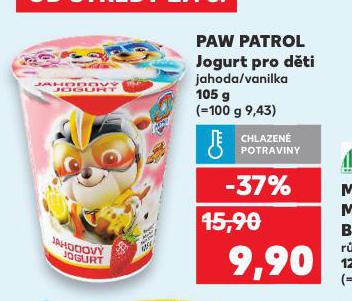 PAW PATROL JOGURT PRO DTI