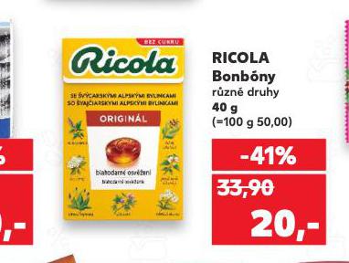 RICOLA BONBNY