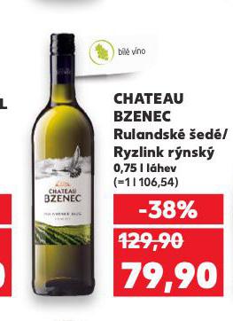CHATEAU BZENEC RYZLINK RNSK