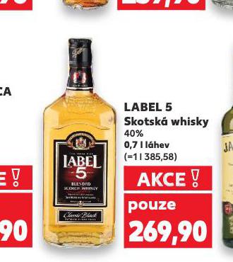 LABEL 5 SCOTCH WHISKY