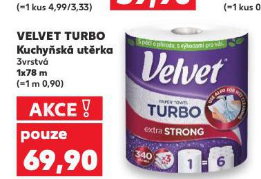 VELVET TURBO KUCHYSK UTRKA