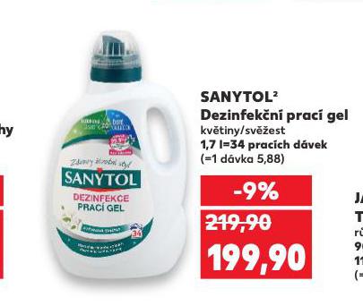 SANYTOL DEZINFEKN PRAC GEL