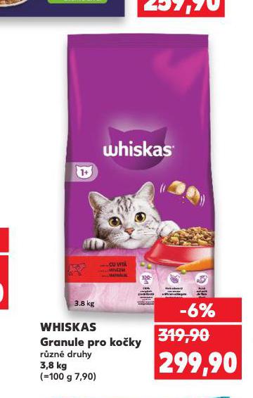 WHISKAS GRANULE PRO KOKY