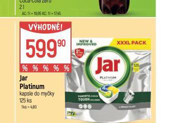 JAR PLATINUM KAPSLE DO MYKY