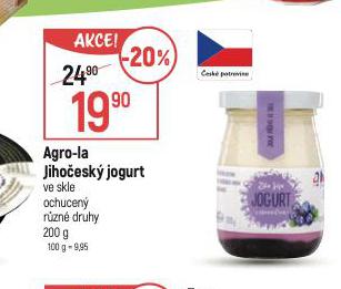 AGRO-LA JIHOESK JOGURT