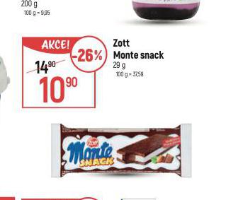 ZOTT MONTE SNACK