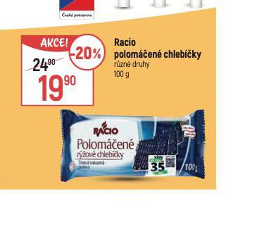 RACIO POLOMEN CHLEBKY