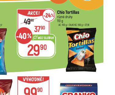 CHIO TORTILAS