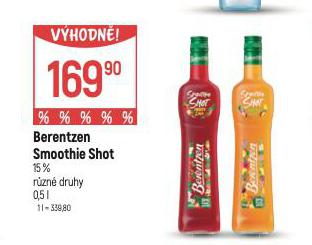 BERENTZEN SMOOTHIE SHOT
