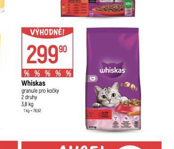 WHISKAS GRANULE PRO KOKY