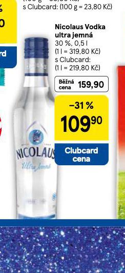 NICOUAS VODKA ULTRA JEMN