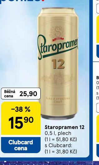 PIVO STAROPRAMEN 12