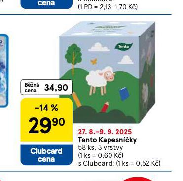 TENTO KAPESNKY