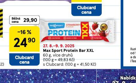 MAX SPORT PROTEIN BAR XXL