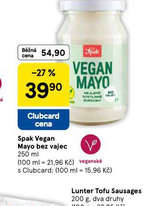 SPAK VEGAN MAYO BEZ VAJEC