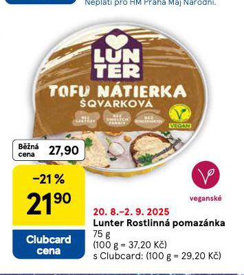LUNTER ROSTLINN POMAZNKA QUVARKOV