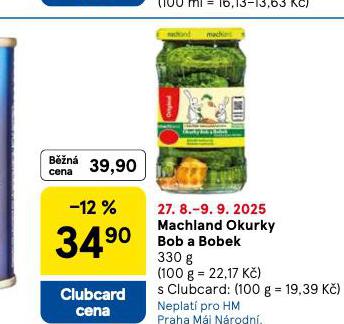 MACHLAND OKURKY BOB A BOBEK
