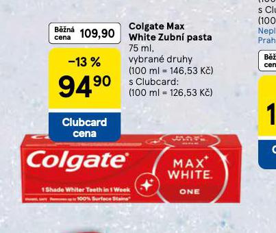 COLGATE MAX WHITE ZUBN PASTA