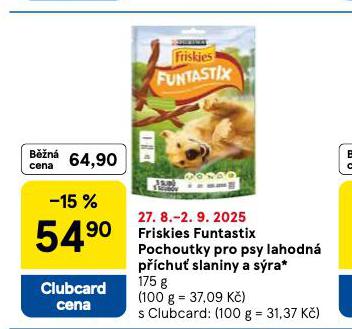 FRISKIES FUNTASTIX POCHOUTKY PRO PSY