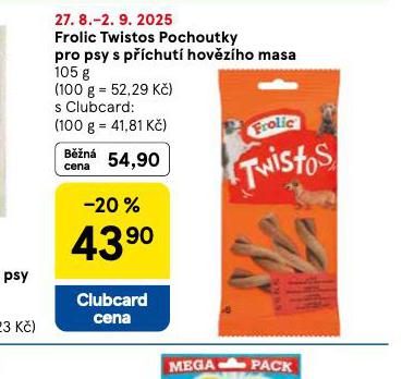 FROLIC TWISTOS POCHOUTKY PRO PSY
