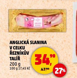 ANGLICK SLANINA V CELKU