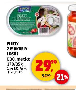 FILETY Z MAKRELY LOSOS