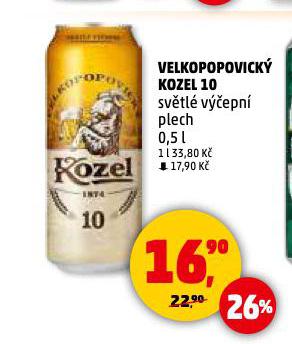 PIVO VELKOPOPOVICK KOZEL