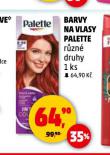 PALETTE BARVA NA VLASY