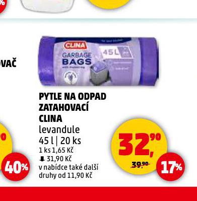 PYTLE NA ODPAD ZATAHOVAC CLINA