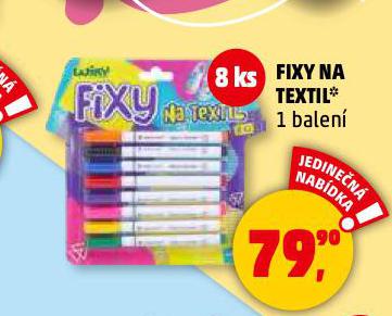 FIXY NA TEXTIL