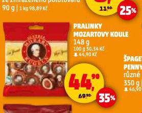 PRALINKY MOZARTOVY KOULE