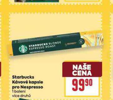 DTARBUCKS KVOV KAPSLE PRO NESPRESSO