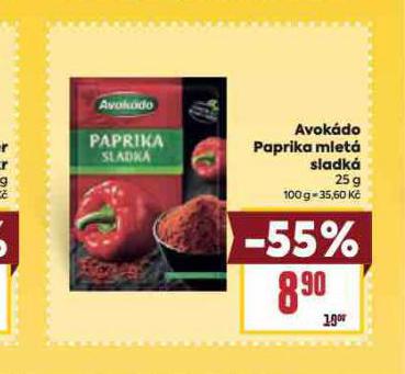AVOKDO APRIKA MLET SLADK