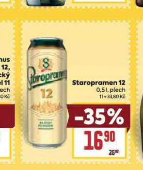 PIVO STAROPRAMEN 12
