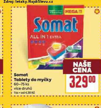 SOMAT TABLETY DO MYKY