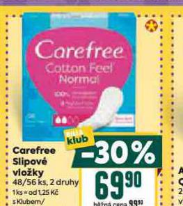 CAREFREE SLIPOV VLOKY