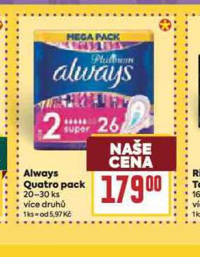 ALWAYS QUATRO PACK
