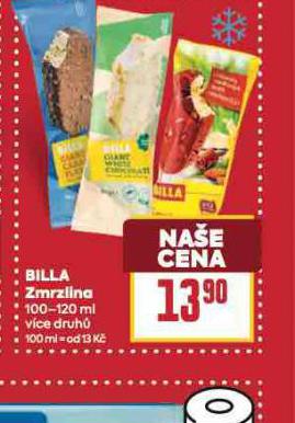 BILLA ZMRZLINA