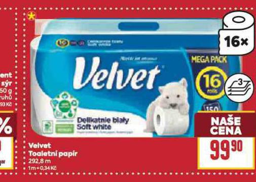 VELVET TOALETN PAPR