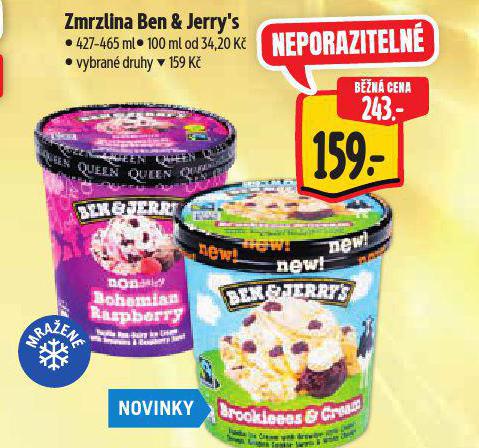BEN & JERRYS ZMRZLINA