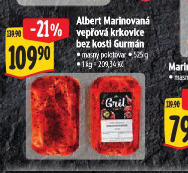 MARINOVAN VEPOV KRKOVICE BEZ KOSTI GURMN