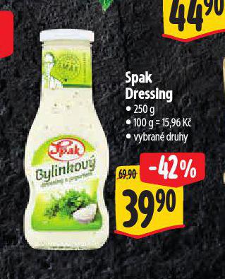 SPAK DRESSING