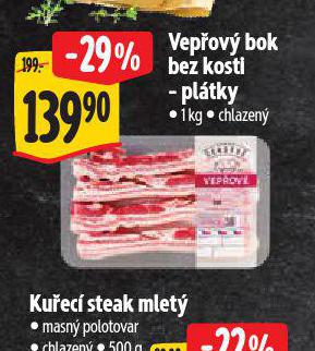 VEPOV BOK BEZ KOSTI - PLTKY