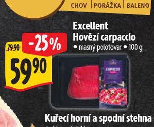 EXCELLENT HOVZ CARPACCIO