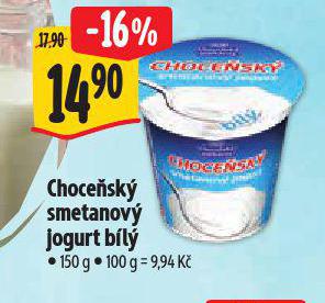 CHOCESK SMETANOV JOGURT BL