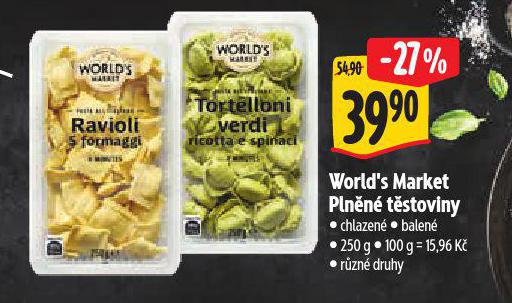 WORLDS MARKET PLNN TSTOVINY