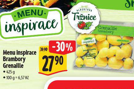 MENU INSPIRACE BRAMBORY GRENAILLE